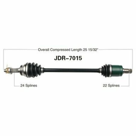 WIDE OPEN OE Replacement CV Axle for GATOR FRONT XUV550-12-16/RSX850i JDR-7015